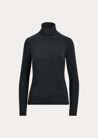 Top Ralph Lauren Jersey Turtleneck Mulher 65480-KSTW